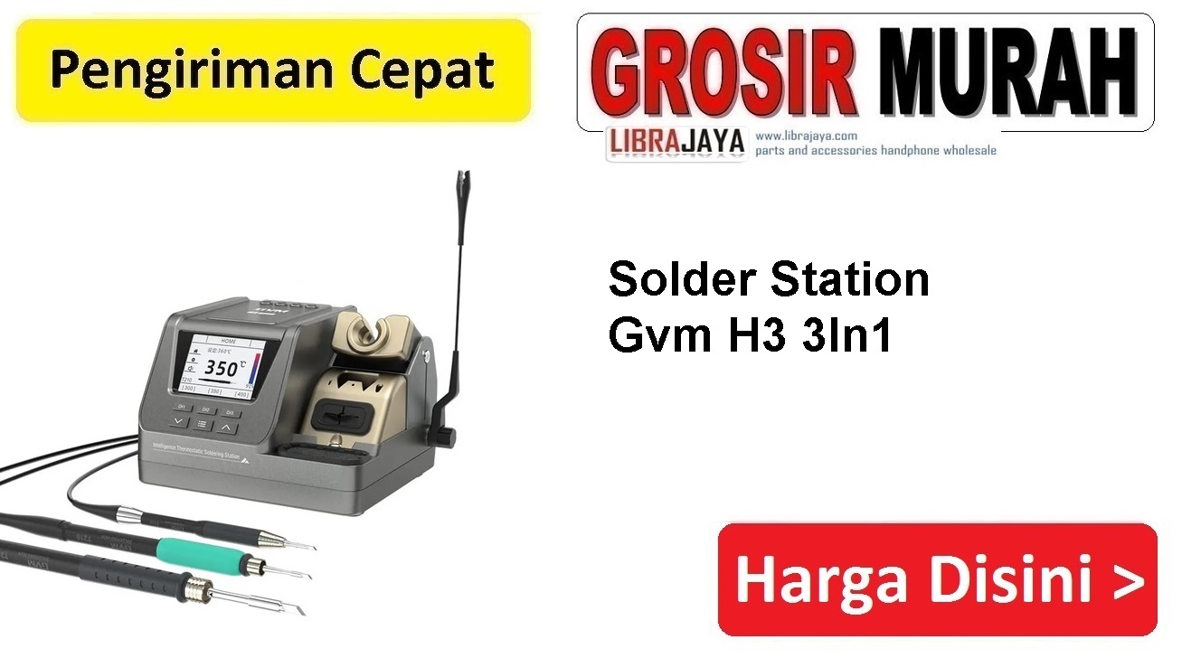 Solder Station Gvm H3 3In1 Perlengkapan Service Toolkit Alat Serpis teknisi Spare Part Hp Grosir