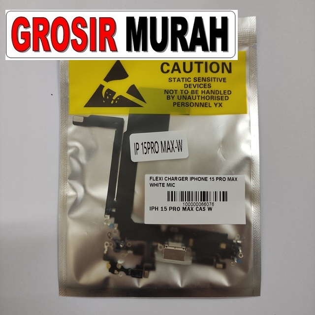 Flexi Charger iPhone 15 Pro Max Warna Putih