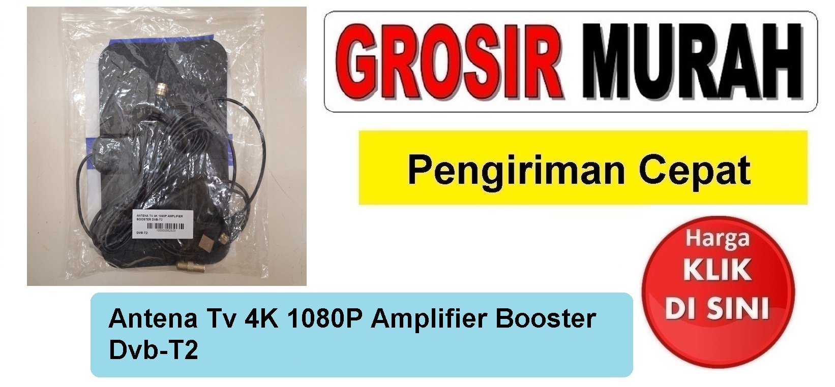 Antena Tv 4K 1080P Amplifier Booster Dvb-T2