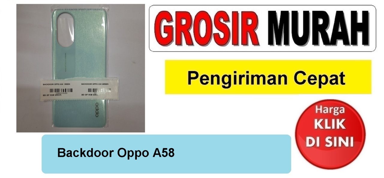 Backdoor Oppo A58 (warna hijau)
