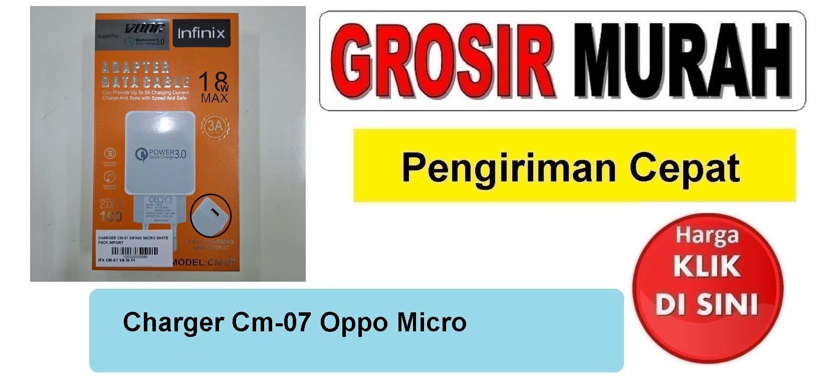 Jual Charger Cm-07 Oppo Micro