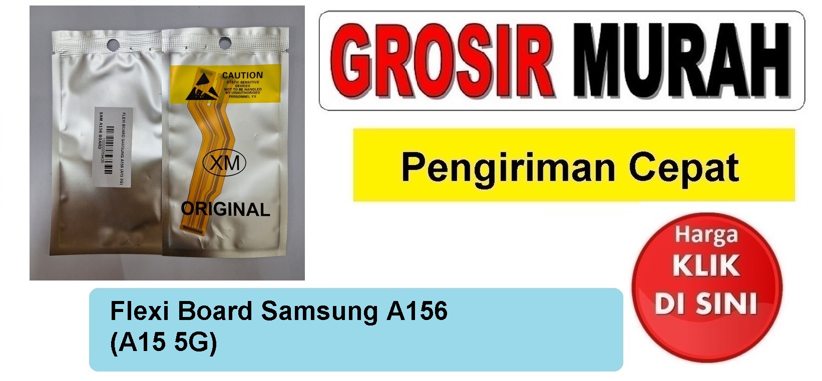 Flexi Board Samsung A156 (A15 5G) Fleksibel Flexible Fleksi Flexibel Flex Mainboard Kabel Tengah Ui Penghubung Mesin