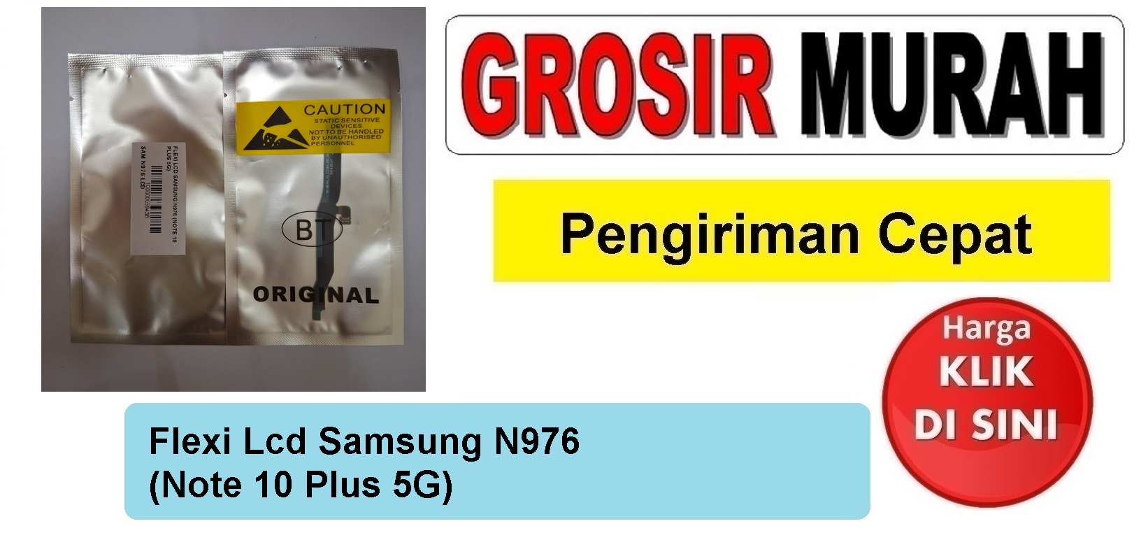Flexi Lcd Samsung N976 (Note 10 Plus 5G) Fleksibel Flexible Fleksi Flexibel Flex Mainboard lcd