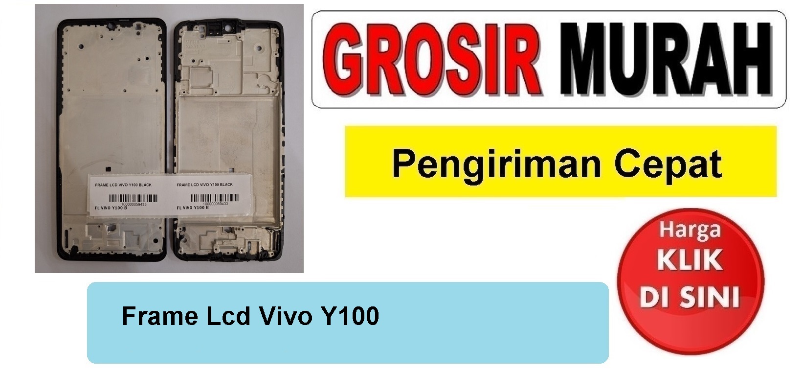 Frame Lcd Vivo Y100 Middle Frame Front Dudukan Tulang Tengah