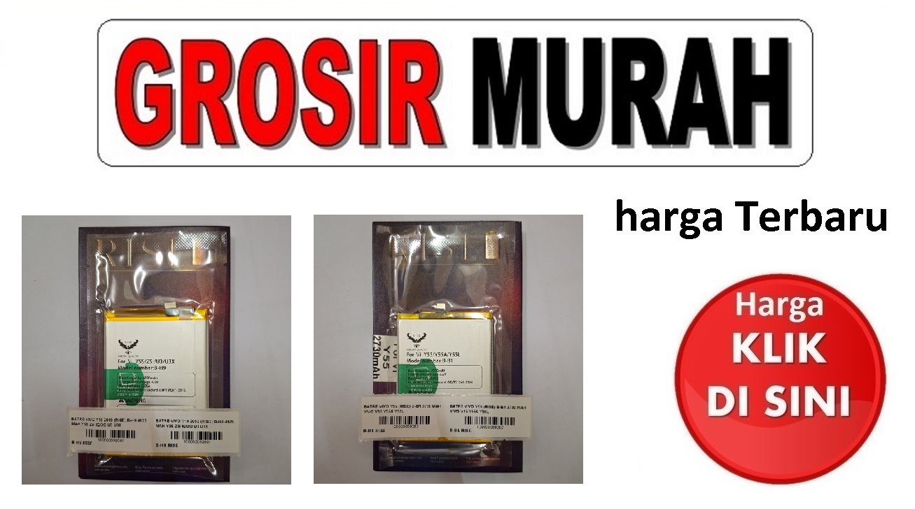 Grosir baterai Vivo merk rise