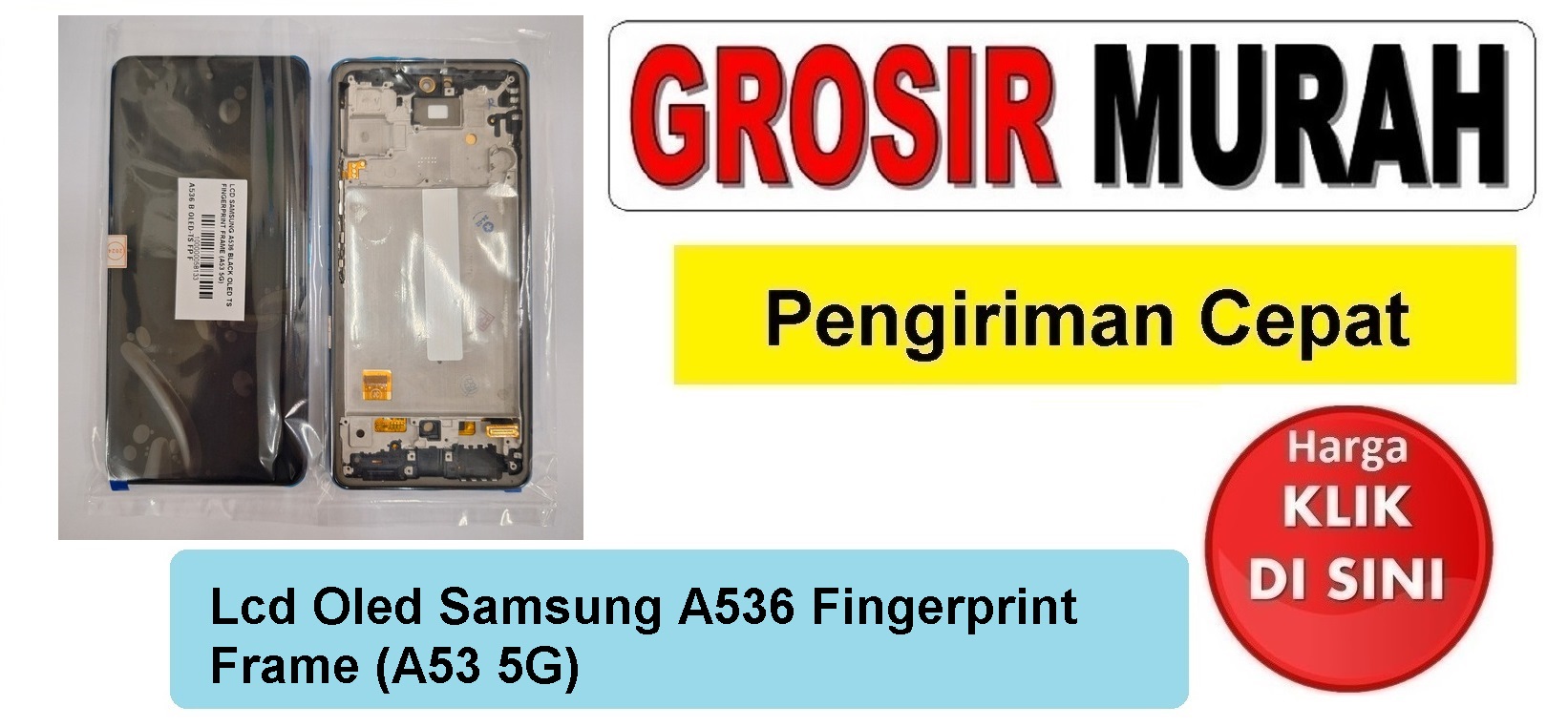 Lcd Samsung A536 Fingerprint Frame (A53 5G) Fullset Touchscreen Ts Touch screen Display
