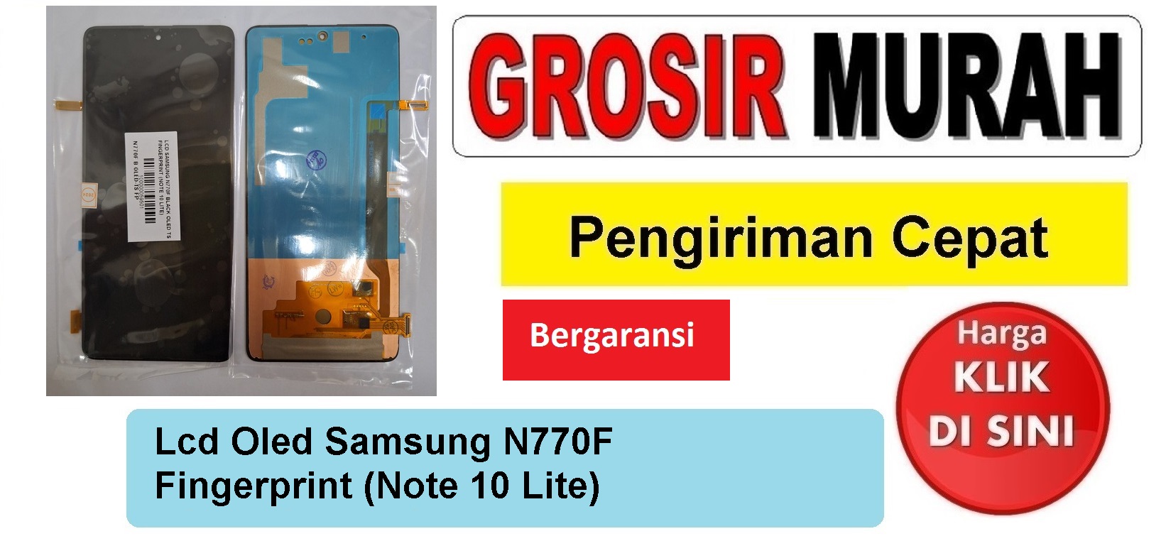 Lcd Samsung N770F Fingerprint (Note 10 Lite) Fullset Touchscreen Ts Touch screen Display