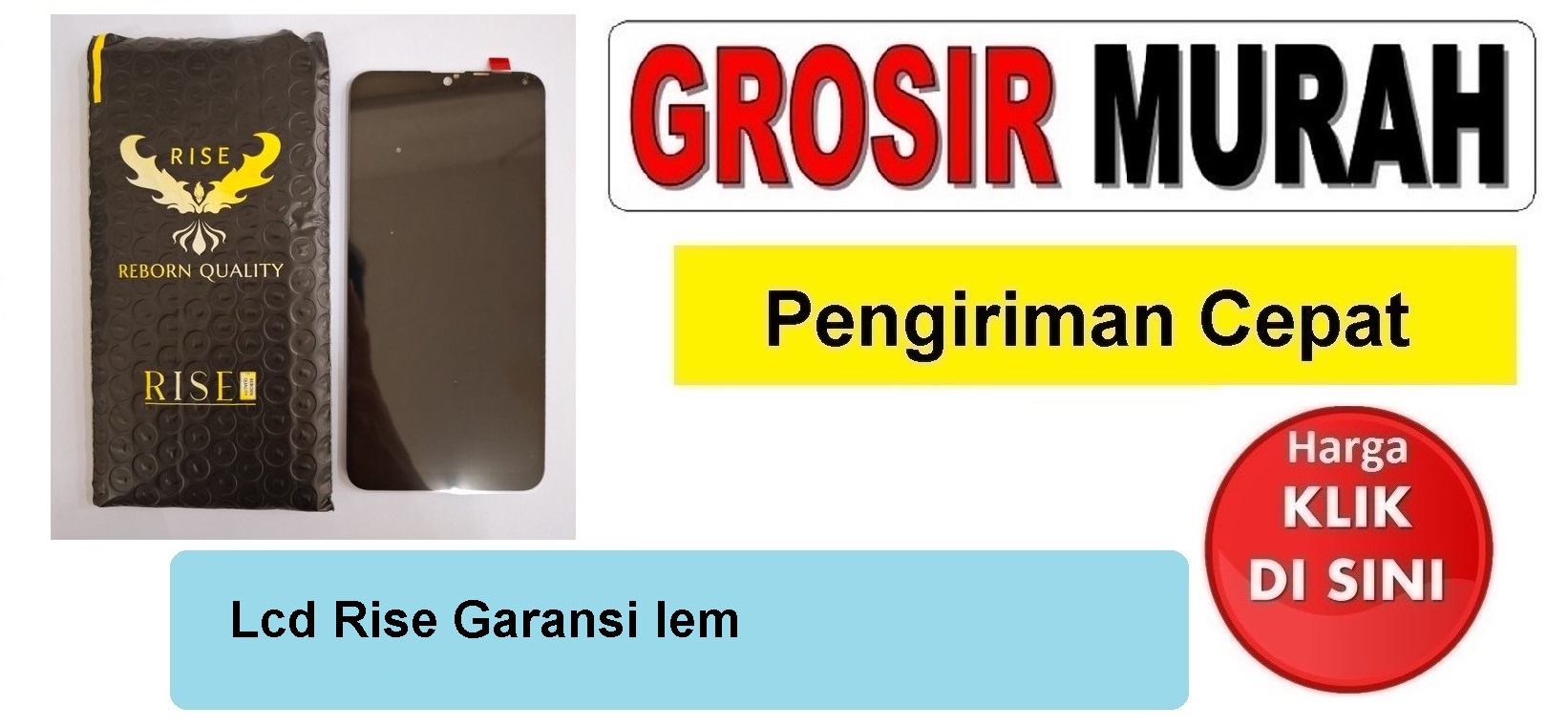 Lcd Rise Garansi lem