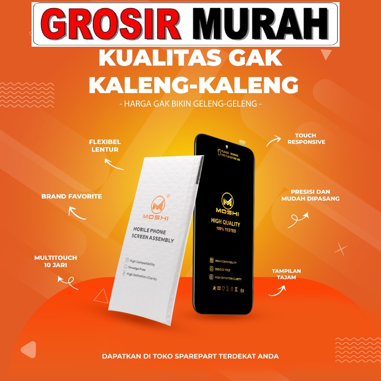 lcd moshi kualitas gak kaleng kaleng