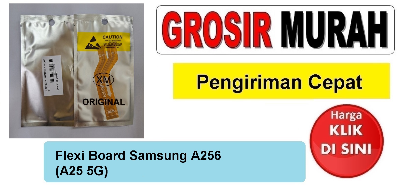 Flexi Board Samsung A256 (A25 5G) Fleksibel Flexible Fleksi Flexibel Flex Mainboard Kabel Tengah Ui Penghubung Mesin