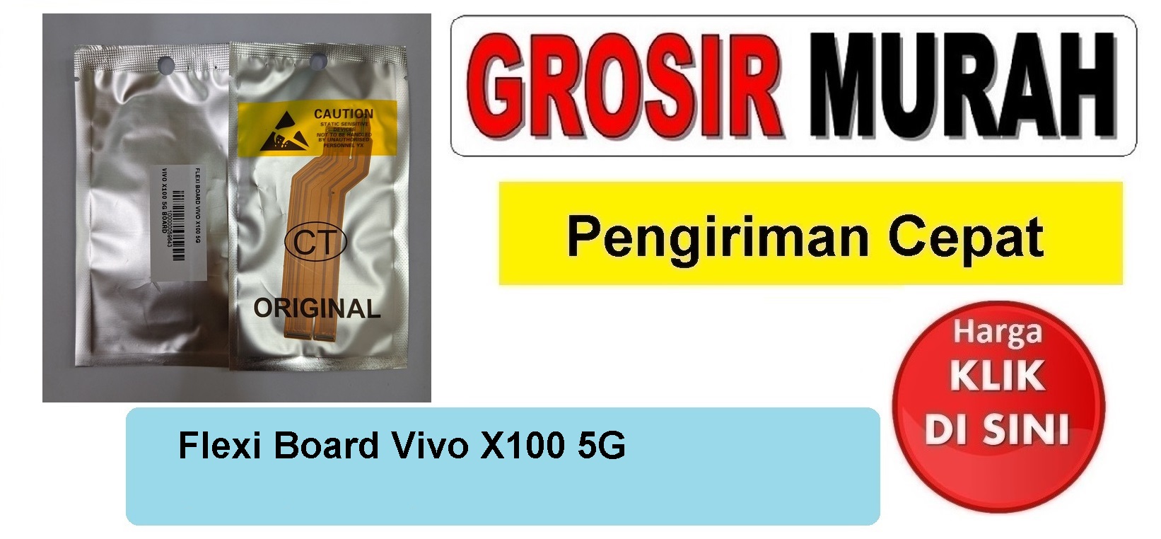 Flexi Board Vivo X100 5G Fleksibel Flexible Fleksi Flexibel Flex Mainboard Kabel Tengah Ui Penghubung Mesin