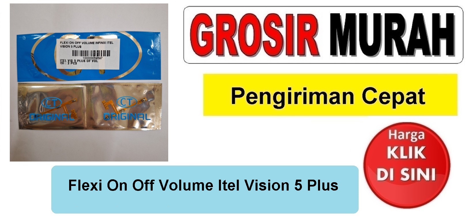 Flexi On Off Volume Itel Vision 5 Plus Fleksibel Flexible Fleksi Flexibel Flex Power On off Volume Tombol