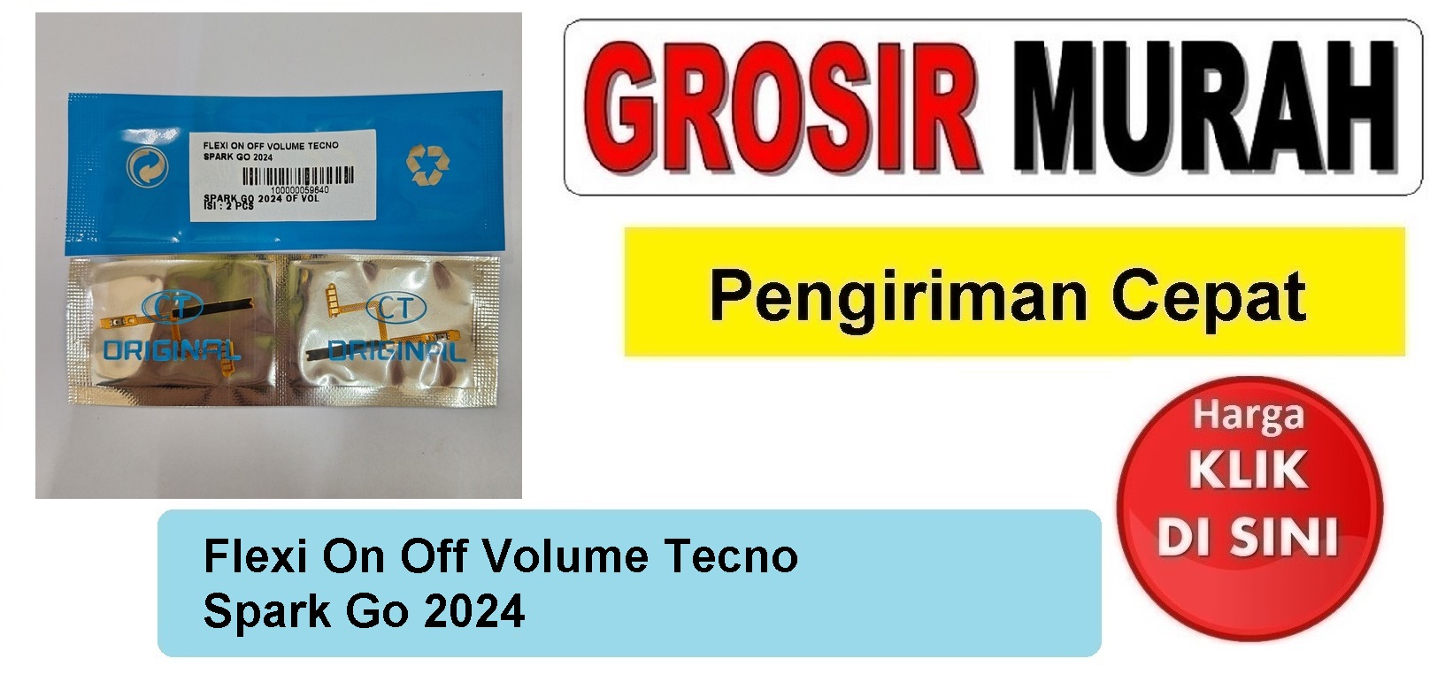 Flexi On Off Volume Tecno Spark Go 2024 Fleksibel Flexible Fleksi Flexibel Flex Power On off Volume Tombol