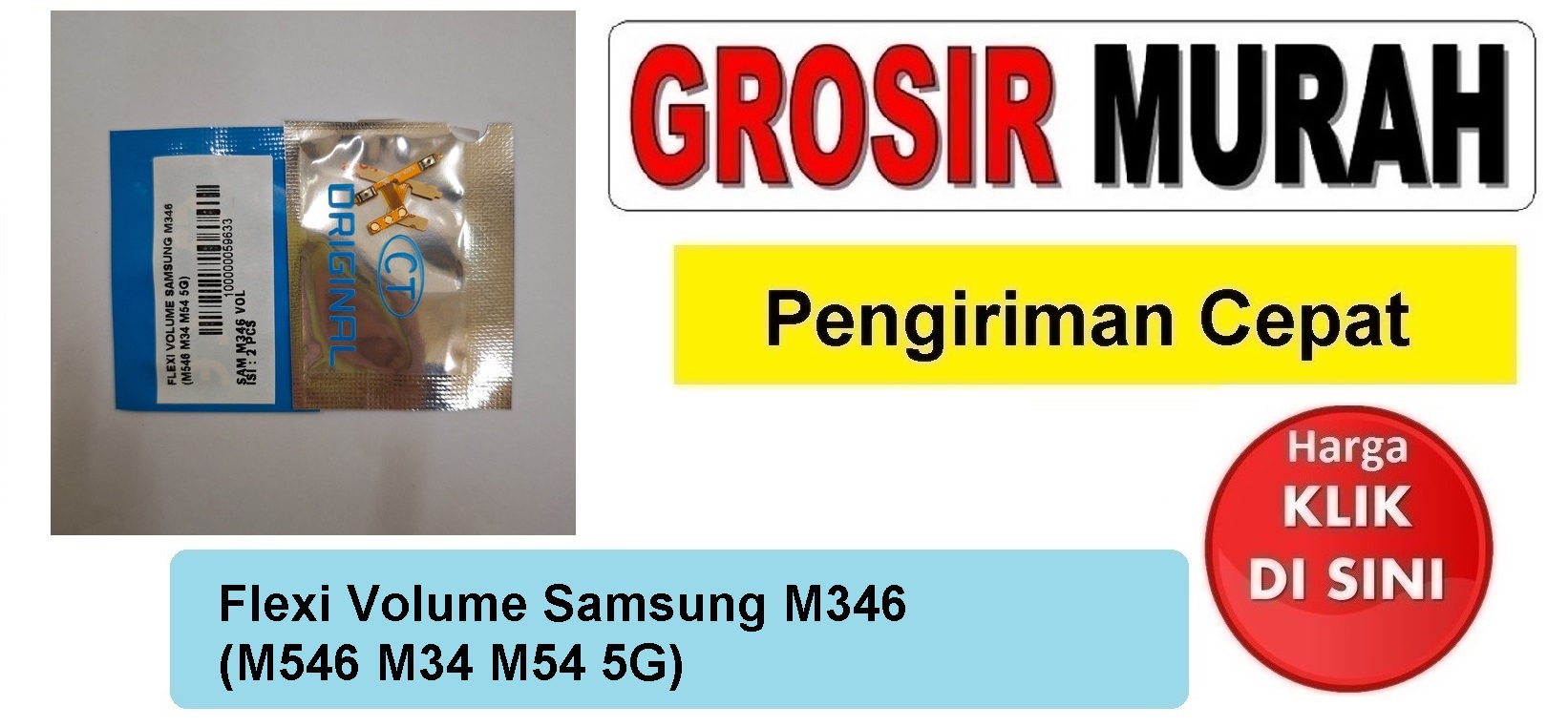 Flexi Volume Samsung M346 (M546 M34 M54 5G) Fleksibel Flexible Fleksi Flexibel Flex Volume Tombol