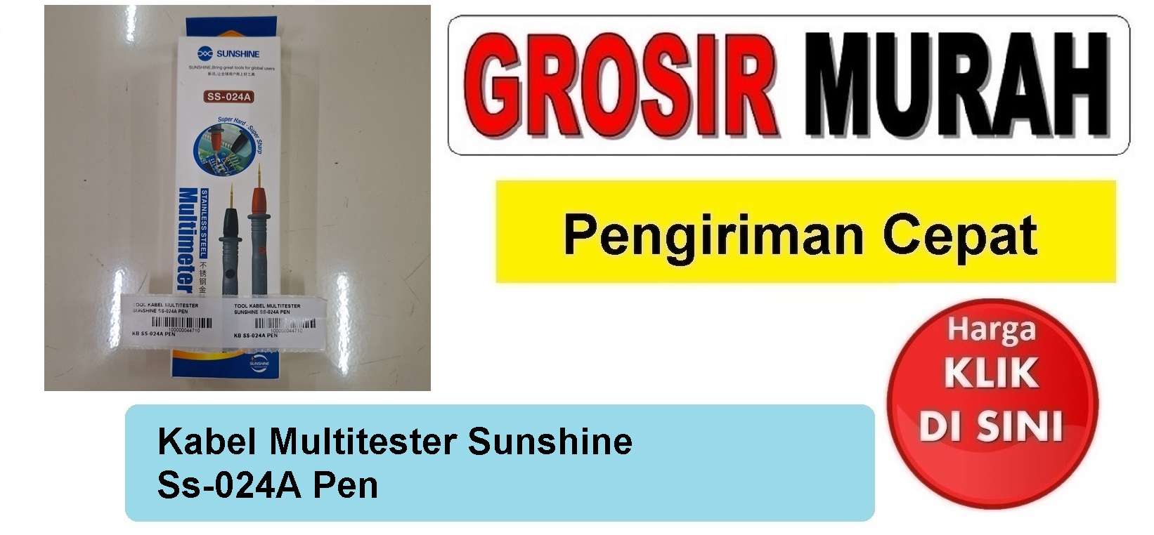 Kabel Multitester Sunshine Ss-024A Pen Perlengkapan Service Toolkit Alat Serpis teknisi