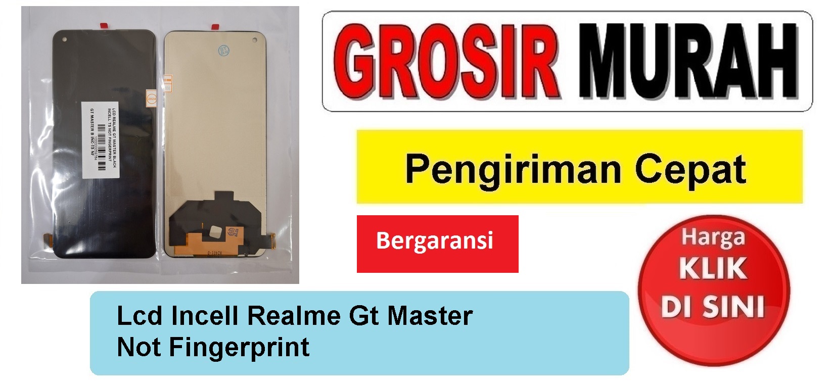 Lcd Incell Realme Gt Master Not Fingerprint Fullset Touchscreen Ts Touch screen Display