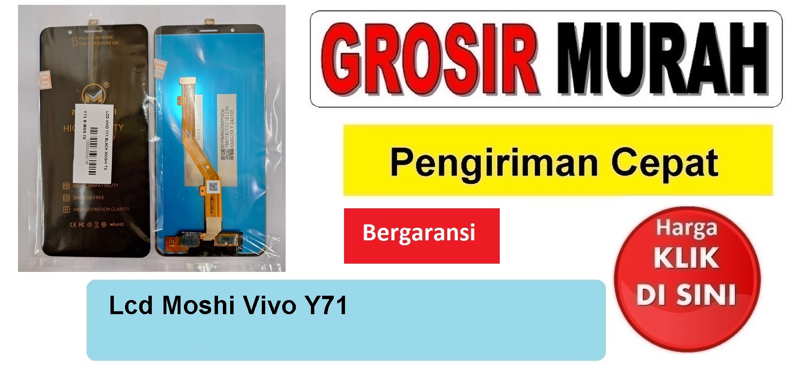 Lcd Moshi Vivo Y71 Fullset Touchscreen Bergaransi