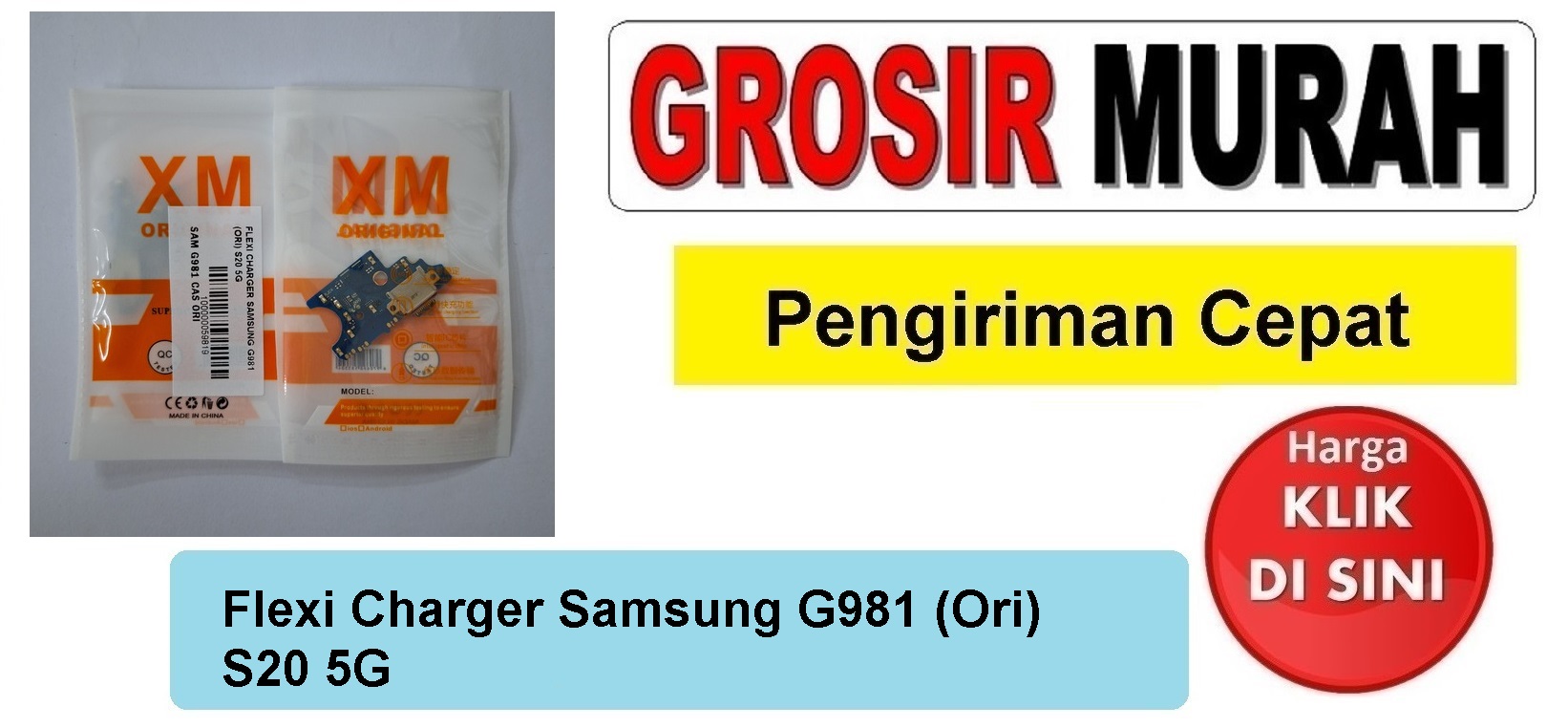 Jual Flexi Charger Samsung G981 S20 5G Ori Fleksibel Flexible Fleksi Flexibel Flex Con Tc Connector Pcb Konektor cas papan charging