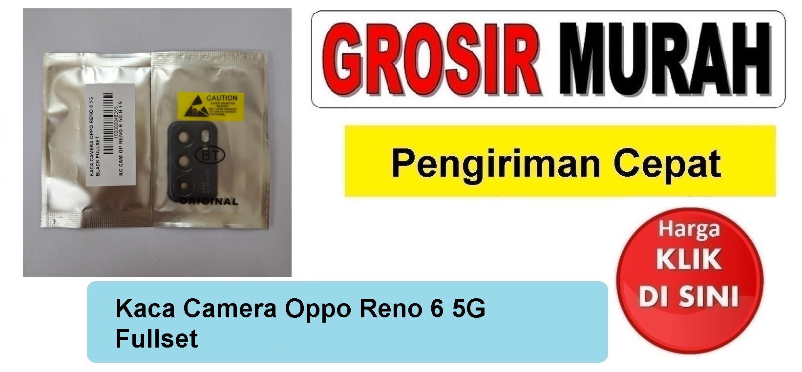 Jual Kaca Camera Oppo Reno 6 5G Fullset