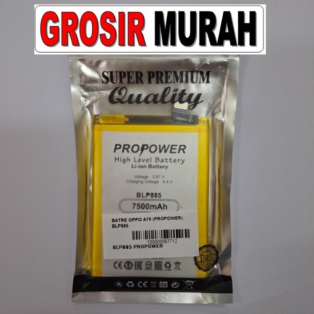 Batre Oppo A76 (propower) Blp885
