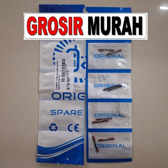 Tombol Luar Volume Xiaomi Redmi A3 Power samping Pernik Rubber Button