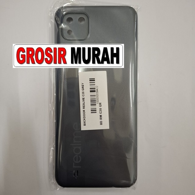 Backdoor Realme C20 OEM Abu-abu – Panel belakang cerah dan kuat