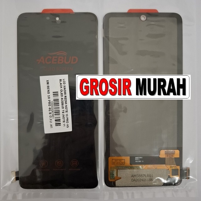 Lcd Xiaomi Redmi Note 10 Pro 4g Black Oled Acebud Ts Note 11 Pro 4g 5g Note 12 Pro 4g Poco X4 Pro 5g