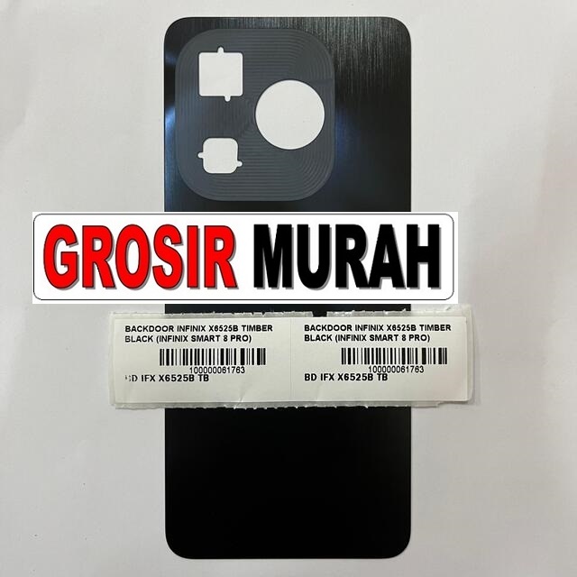 Backdoor Infinix Smart 8 Pro timber black original Infinix X6525b