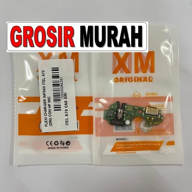 Jual Flexi Charger Infinix Itel A70 Ori Fleksibel Flexible Fleksi Flexibel Flex Con Tc Connector Pcb Konektor cas papan charging