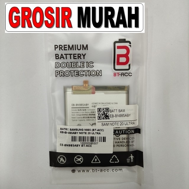 Jual Batre Samsung N985 Note 20 Ultra Eb-Bn985Aby Bt-acc Baterai Battery