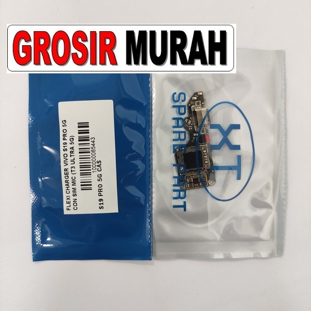 Jual Flexi Charger Vivo S19 Pro 5G T3 Ultra 5G Fleksibel Flexible Fleksi Flexibel Flex Con Tc Connector Pcb Konektor cas papan charging