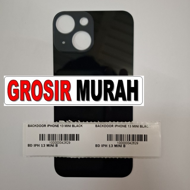 Backdoor iPhone 13 Mini warna hitam