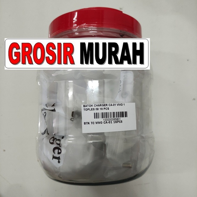 Batok Charger Ca-01 Vivo 1 Toples Isi 16 Pcs