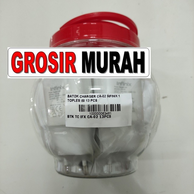 Batok Charger Ca-02 Infinix 1 Toples Isi 13 Pcs