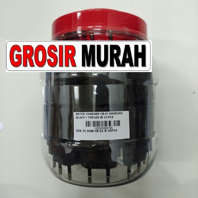 Batok Charger Cb-01 Samsung Black 1 Toples Isi 23 Pcs
