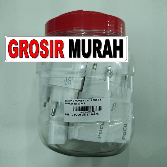 Batok Charger Cm-23 Poco 1 Toples Isi 20 Pcs