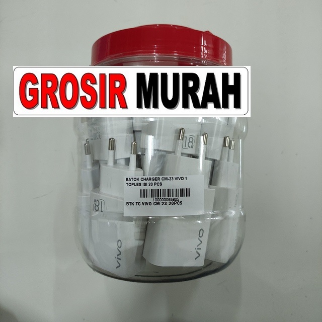 Batok Charger Cm-23 Vivo 1 Toples Isi 20 Pcs
