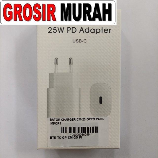 Batok Charger Cm-25 Oppo Pack Import