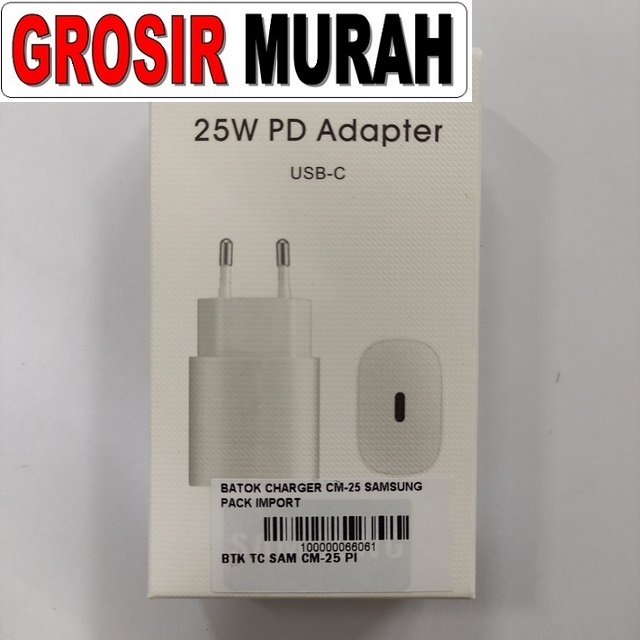 Batok Charger Cm-25 Samsung Pack Import