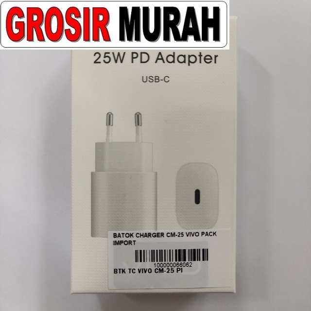 Batok Charger Cm-25 Vivo Pack Import