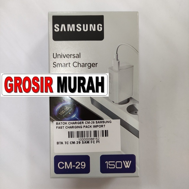 Batok Charger Cm-29 Samsung Fast Charging Pack Import