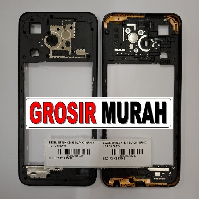 Bezel Infinix X6835 (Infinix Hot 30 Play warna Black)