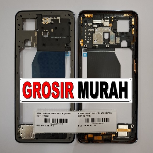 Bezel Infinix X6837 (Infinix Hot 40 Pro Black)