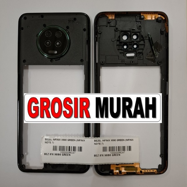 Bezel Infinix X690 (Infinix Note 7 warna Green)
