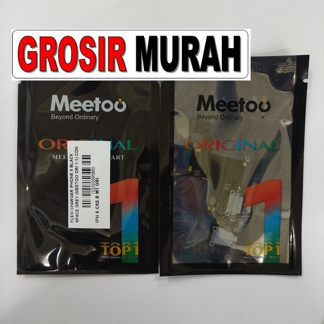 Jual Flexi Charger Iphone 6 Meetoo Ori Fleksibel Flexible Fleksi Flexibel Flex Con Tc Connector Pcb Konektor cas papan charging