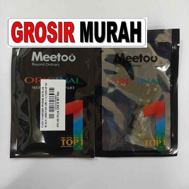 Flexi Charger Iphone 6S Plus Black Meetoo Ori