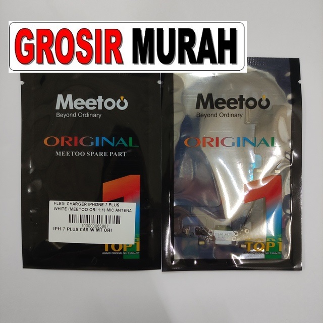 Jual Flexi Charger Iphone 7 Plus Meetoo Ori Fleksibel Flexible Fleksi Flexibel Flex Con Tc Connector Pcb Konektor cas papan charging