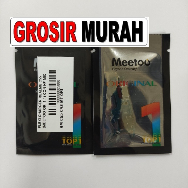 Jual Flexi Charger Realme C55 Meetoo Ori Fleksibel Flexible Fleksi Flexibel Flex Con Tc Connector Pcb Konektor cas papan charging