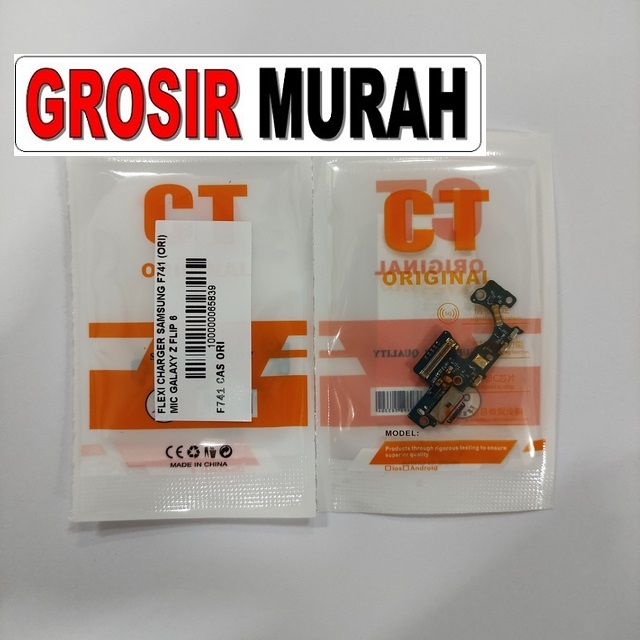Jual Flexi Charger Samsung F741 Galaxy Z Flip 6 Ori Fleksibel Flexible Fleksi Flexibel Flex Con Tc Connector Pcb Konektor cas papan charging
