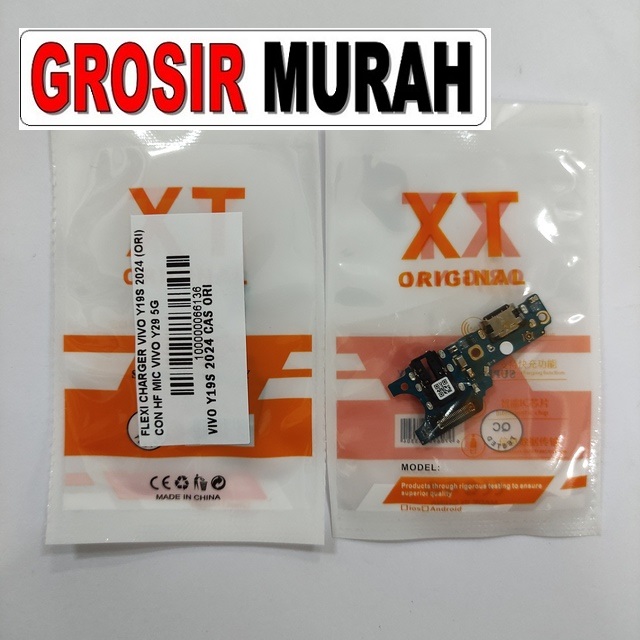 Jual Flexi Charger Vivo Y19S 2024 Vivo Y29 5G Ori Fleksibel Flexible Fleksi Flexibel Flex Con Tc Connector Pcb Konektor cas papan charging